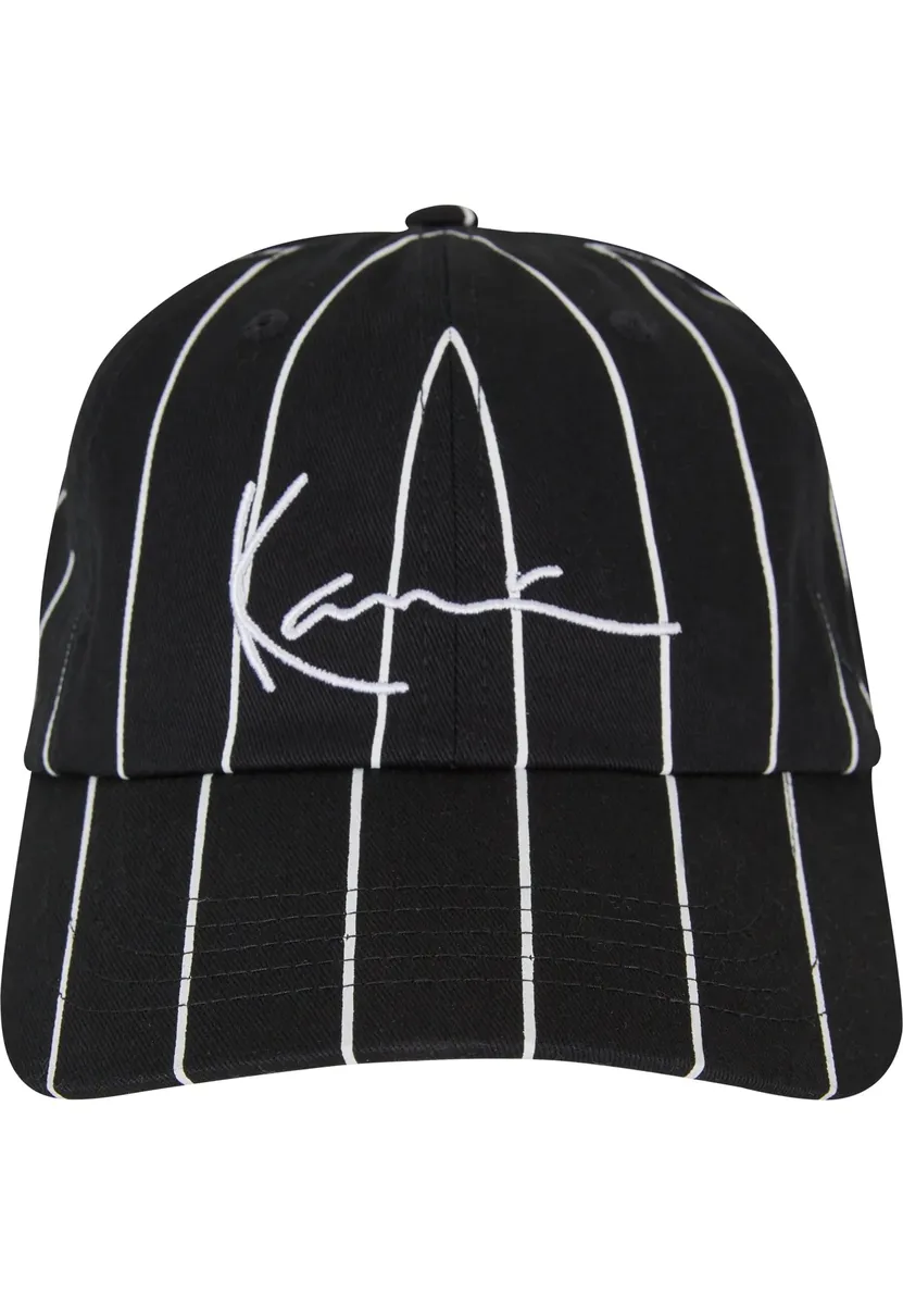 

Гибкая кепка Karl Kani " Karl Kani Accessories KA-HW011-001-02 Кепка в тонкую полоску с фирменной надписью", белый