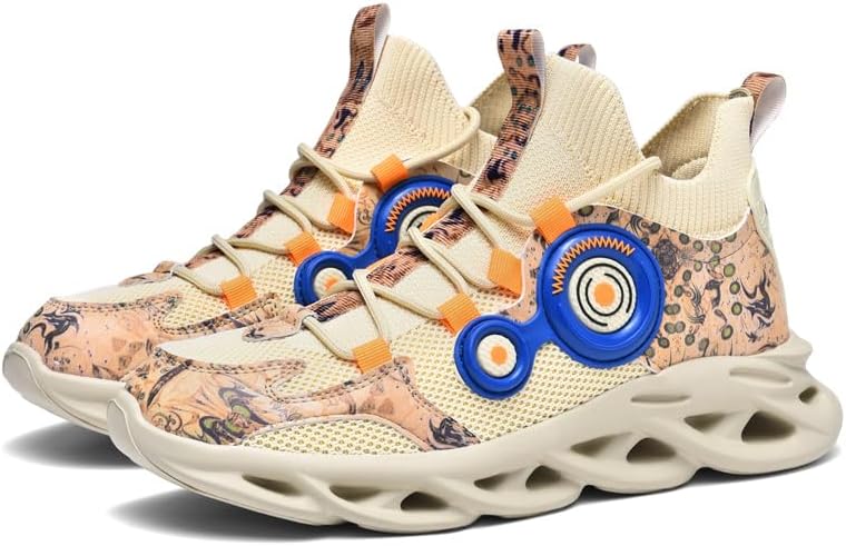 

Мужские модные кроссовки Blade, противоскользящие, для бега, тенниса и повседневной ходьбы Meixi Mobile, бежевый