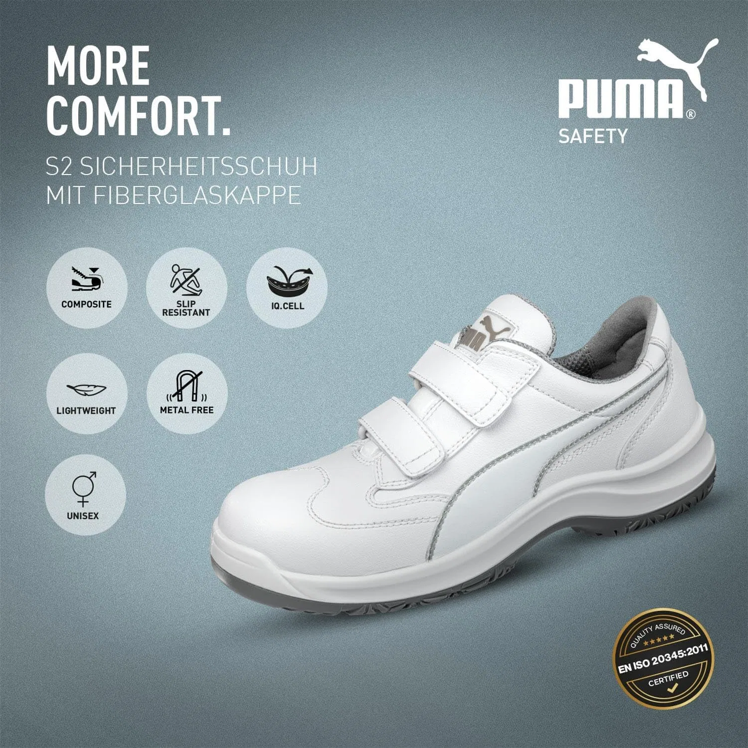 Кроссовки Puma Absolute Low Protection, белые, PU64047 — фото 2