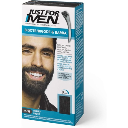 

Гель для окрашивания бороды и усов Just For Men для мужчин - удаляет седые волосы Combe