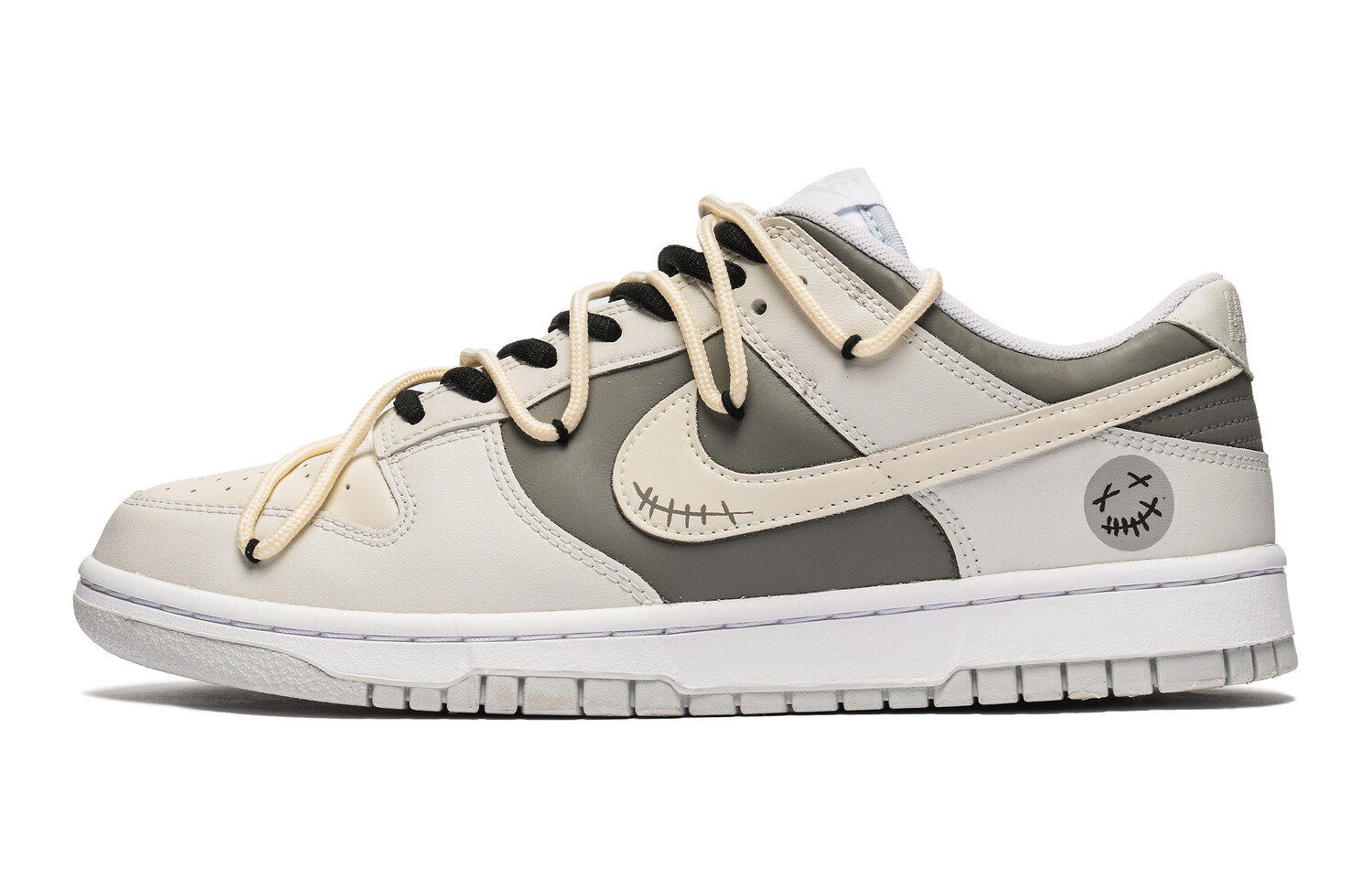 

Кроссовки Nike Dunk Skateboard Shoes Women's Low-Top Beige, Бежевый, Кроссовки Nike Dunk Skateboard Shoes Women's Low-Top Beige