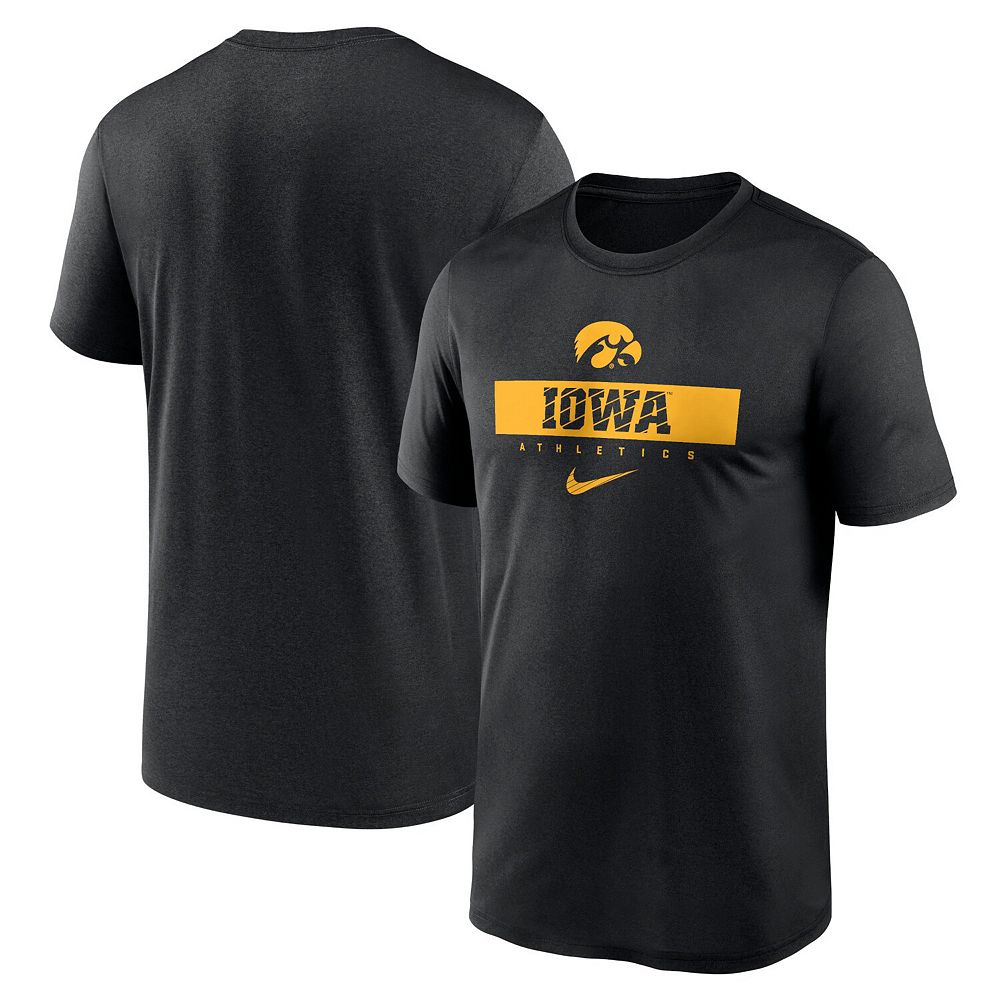 

Мужская черная футболка Nike Iowa Hawkeyes 2024 Sideline Legend Performance, цвет Iwa Black