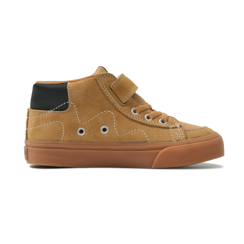 GOLUCK Кроссовки Cushioning, Abrasion Resistant, And Resilient Properties Mid Top Skateboard Shoes Khaki Kids' — фото 3