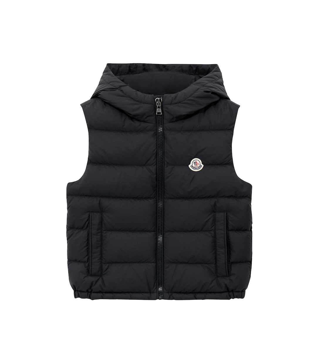 

Пуховая стеганая жилетка Fudo Moncler Enfant, черный