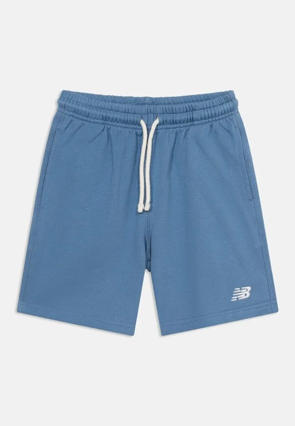 Короткие спортивные штаны с небольшим логотипом New Balance, Heron Blue — фото 3