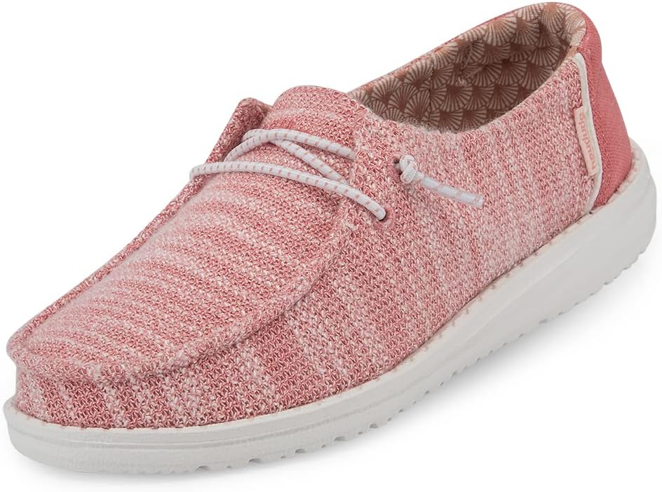 

Детские лоферы HEYDUDE Wendy, Stretch Coral Pearl