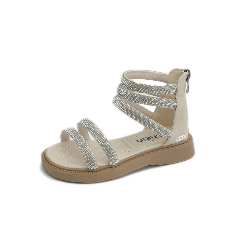 

Сандалии детские, нескользящие, износостойкие, дышащие, быстросохнущие, средней высоты SNOOPY, бежевый