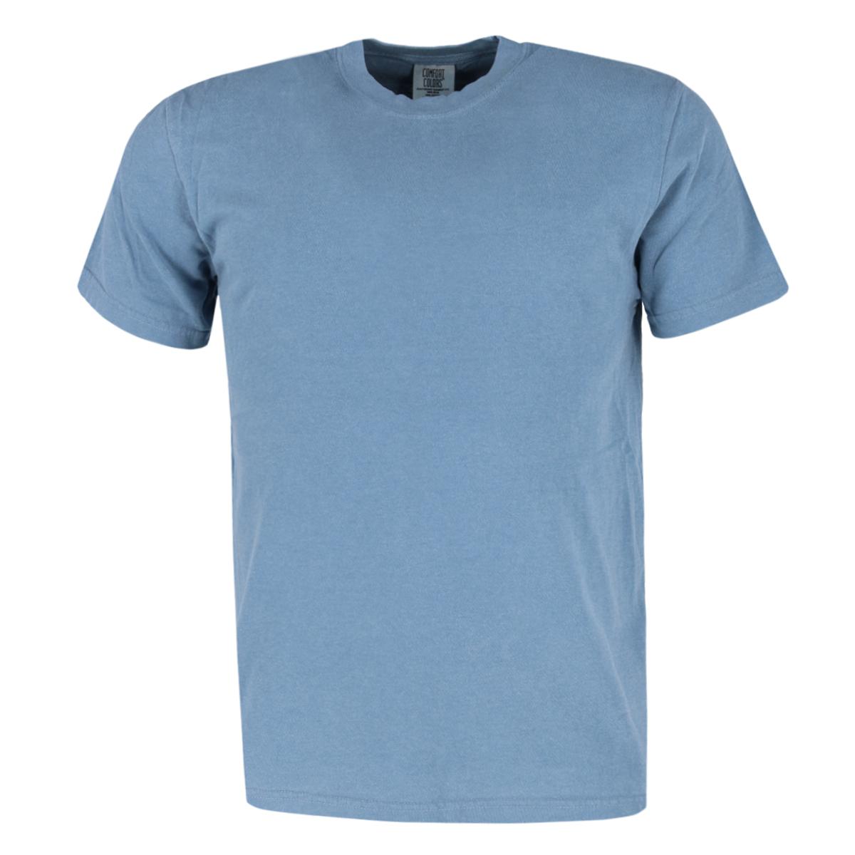 

Футболка мужская Comfort Colors Dyed с коротким рукавом CTM, цвет blue jean