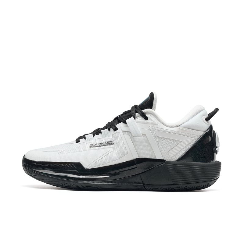 

XTEP Баскетбольные кроссовки Spirit 3.0 Shock Absorbers с противоскользящим покрытием, устойчивые к истиранию, низкие, мужские, белые, черные