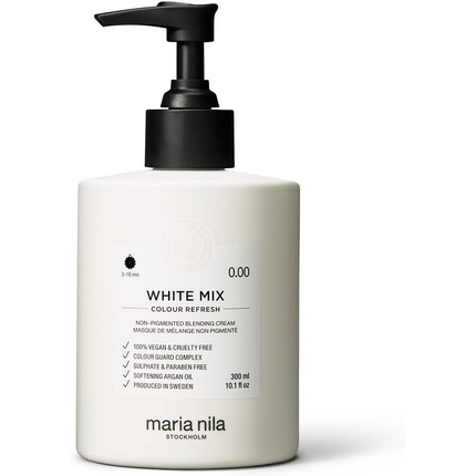 

Беспигментная маска для волос Color Refresh White Mix 300 мл, Maria Nila