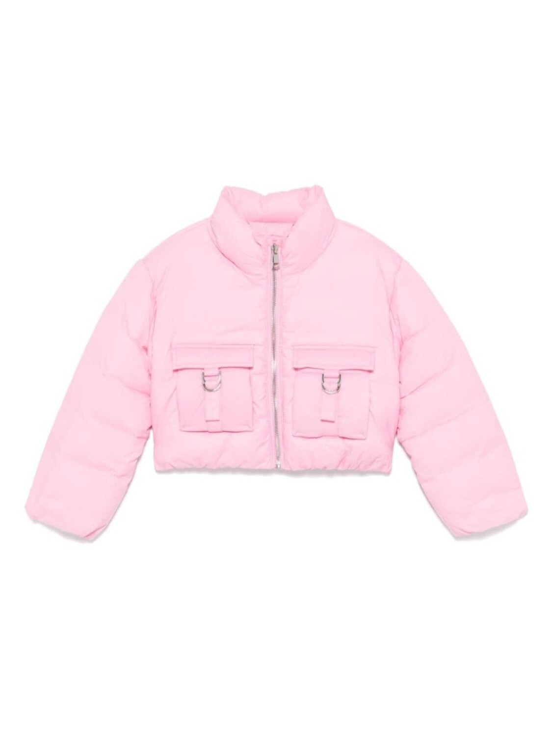 

Miss Blumarine пуховик с вышитым логотипом