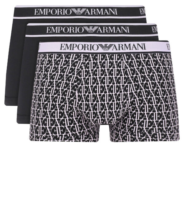 

Трусы 3 шт. Emporio Armani, черный