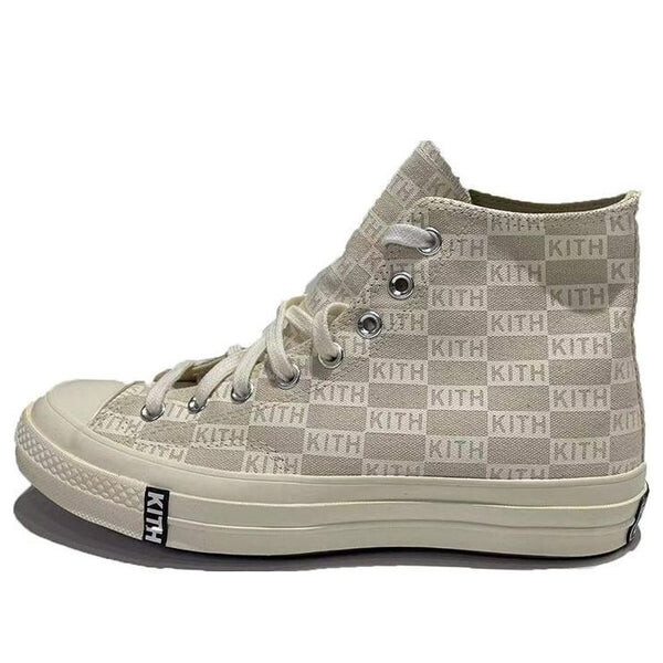 

Кроссовки kith x chuck 70 high 'natural monogram' Converse, белый