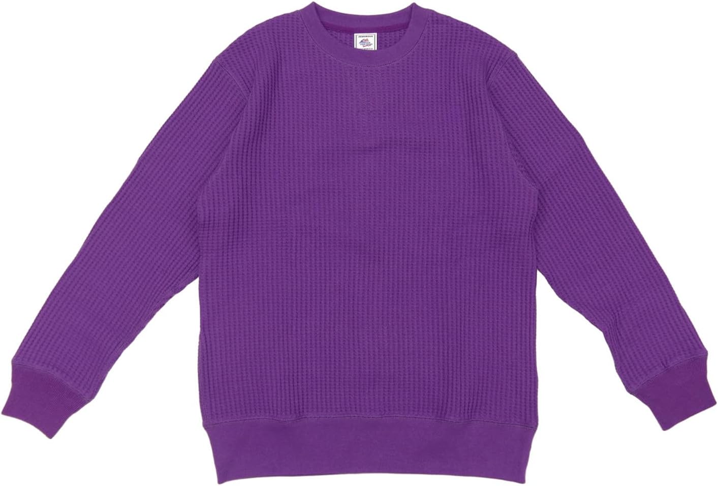 

Толстовка JEMORGAN Big Waffle Crew, фиолетовый