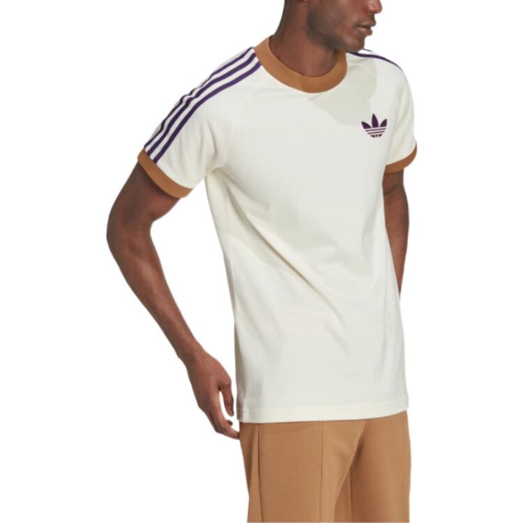 Футболка Adicolor Heritage Now Vintage Cali кремово-белая Adidas Originals, слоновая кость — фото 4