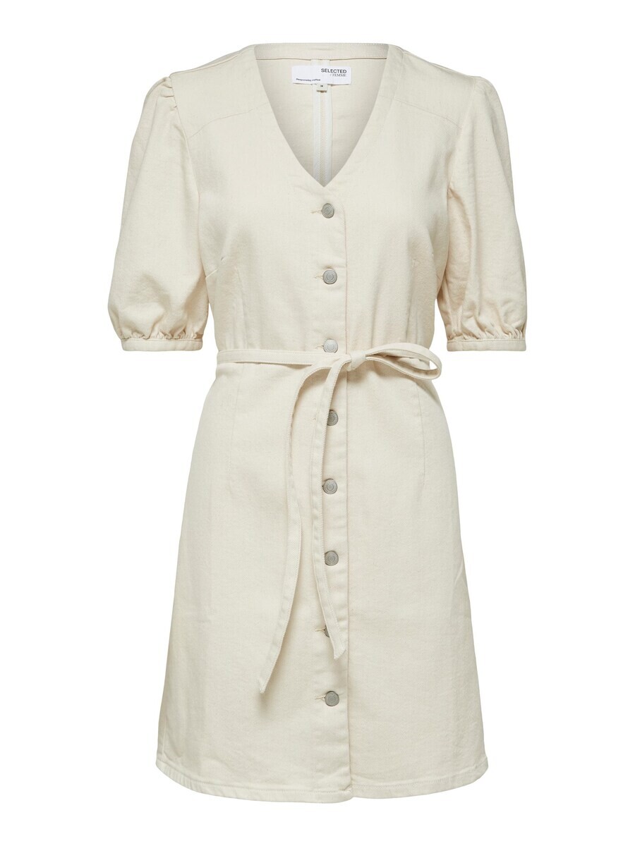 

Платье рубашка SELECTED FEMME Shirt Dress Sophia, бежевый