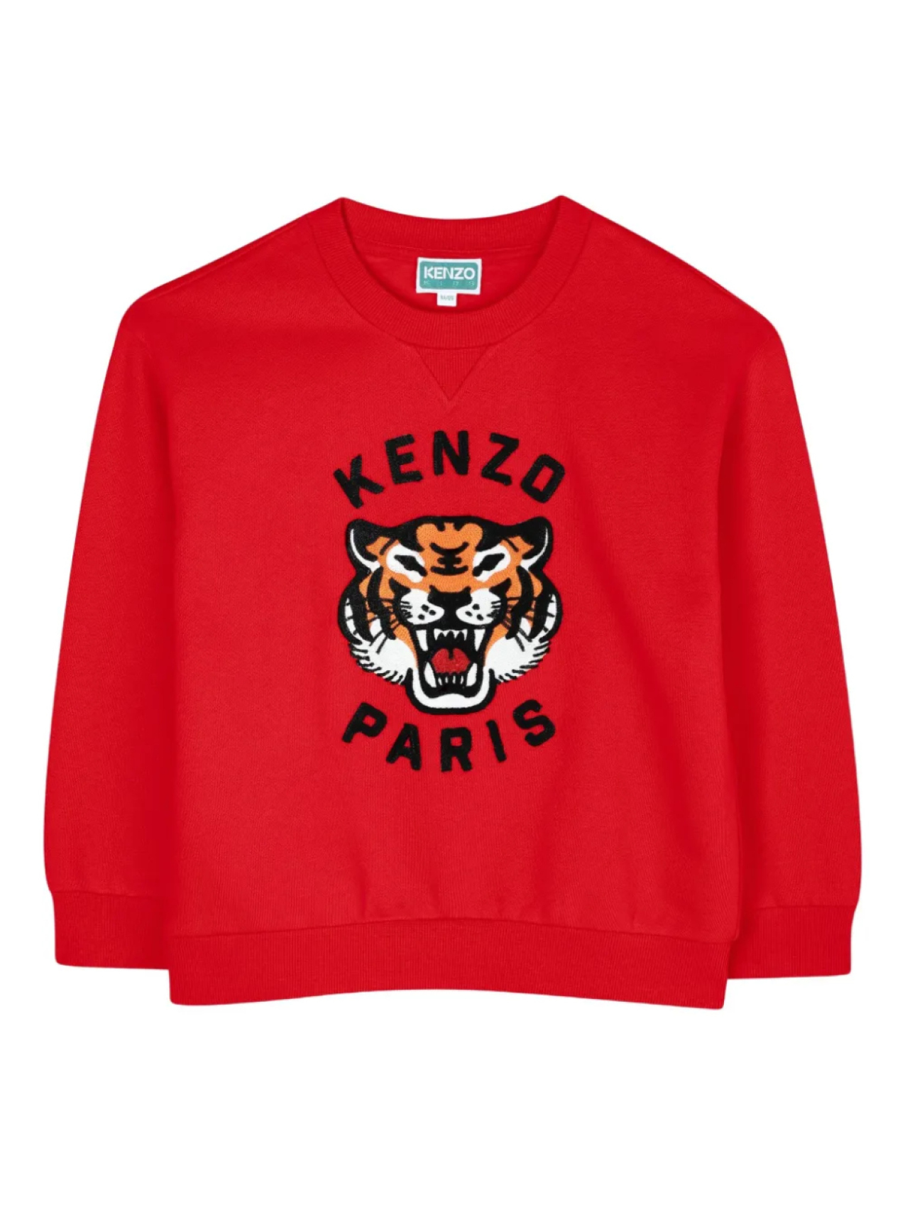

Kenzo Kids толстовка с вышивкой, красный