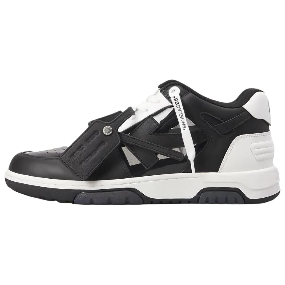 OFF-WHITE Кроссовки OFF WHITE Out Of Office Ooo Low Tops 'Black White Suede'