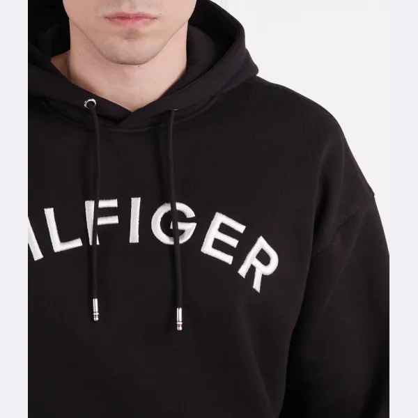 Hilfiger арочная толстовка стандартного кроя Tommy Hilfiger, черный — фото 4