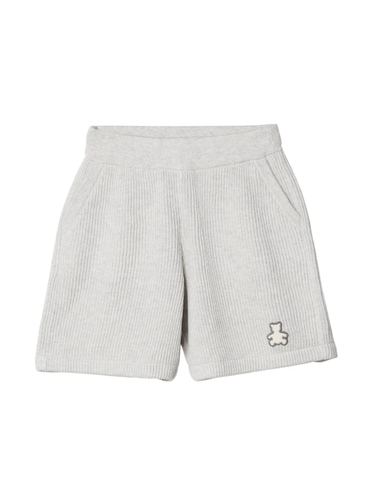 

Brunello Cucinelli Kids шорты в рубчик, серый