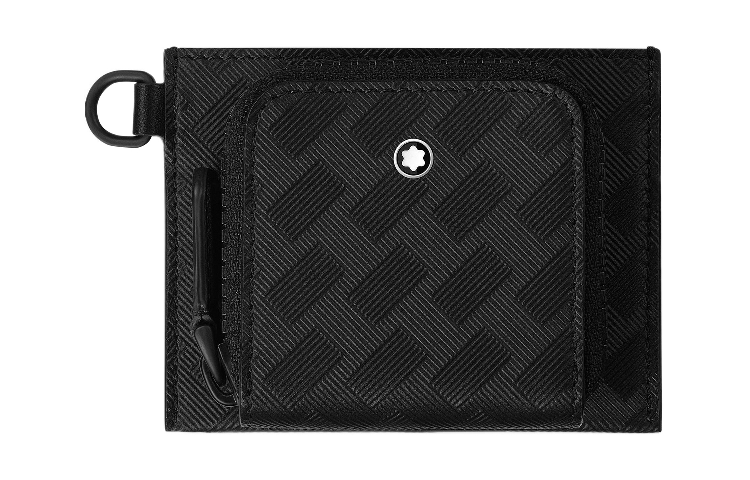 

Полноценная кожаная мужская кожаная сумка для карточек черный MONTBLANC