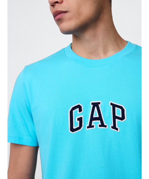 

Футболка унисекс с логотипом в виде арки GAP, небесно-голубой