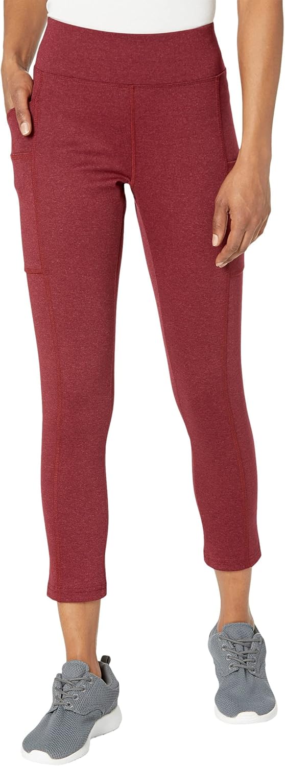 

Carhartt Women's Force Fitted легкие укороченные леггинсы, Bordeaux/Dry Rose