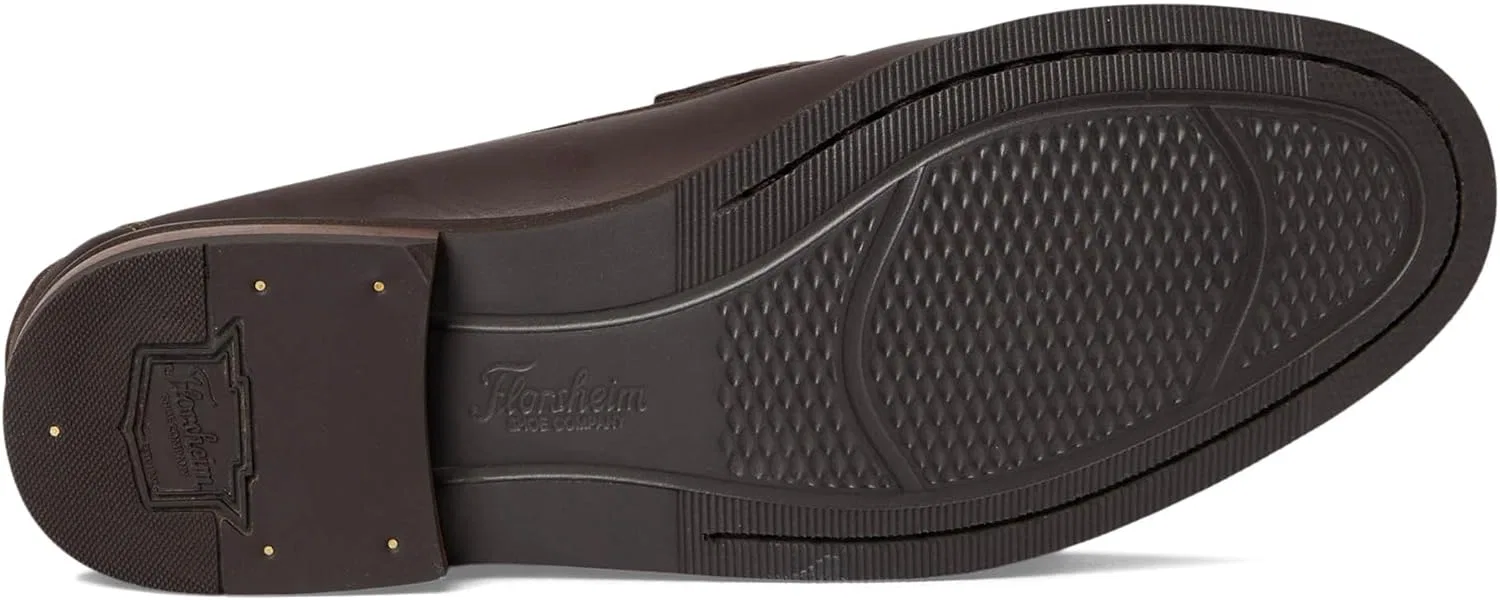 Мужские лоферы Florsheim Berkley Flex Penny Loafer Slip On, 2-Brown Crazy Horse — фото 3