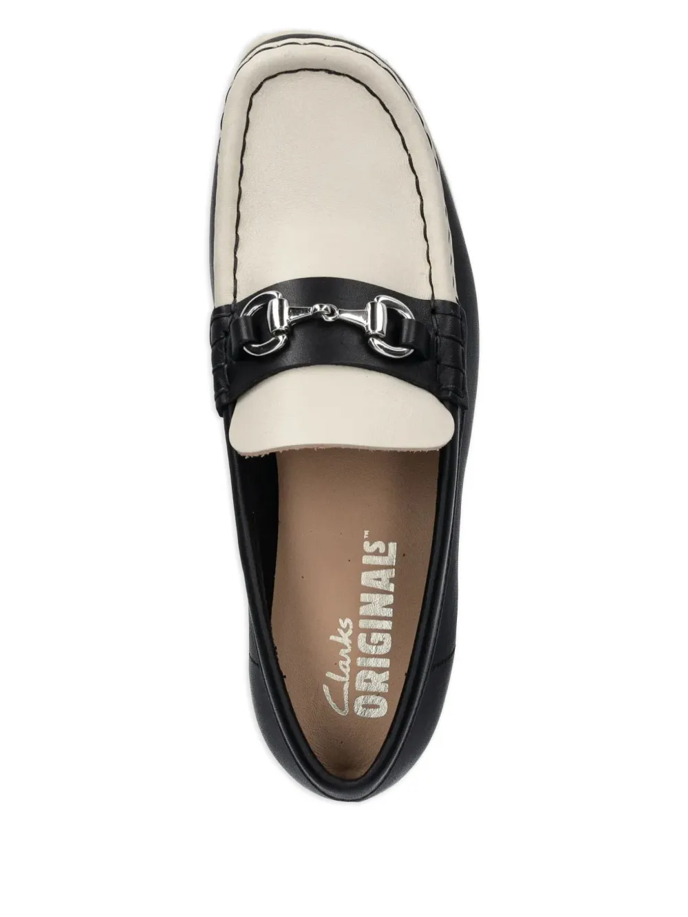Лоферы в двух тонах Clarks Originals, черный — фото 4