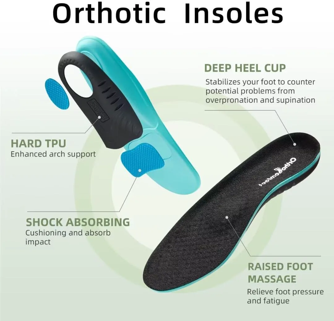 Мужские ортопедические кожаные туфли OrthoComfoot: комфортная поддержка свода стопы, деловые рабочие оксфорды при подошвенном фасците, ортопедические повседневные кроссовки с толстой подошвой для облегчения боли в ногах и пятках, черный — фото 4