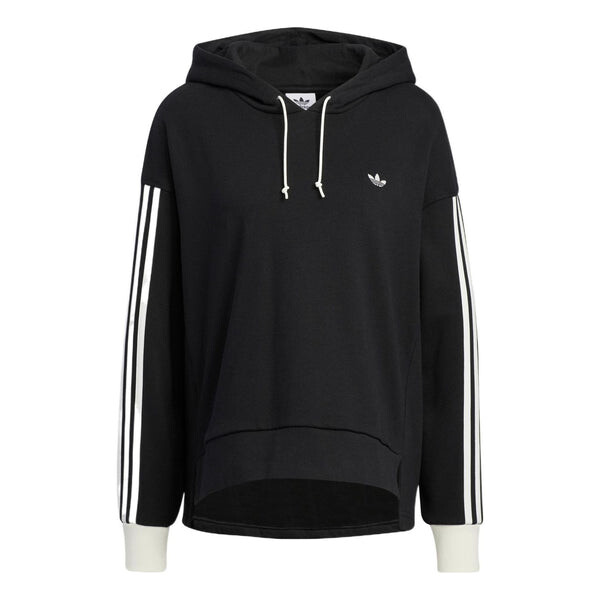 

Толстовка (WMNS) adidas Originals Trefoil Hoodie 'Black', черный