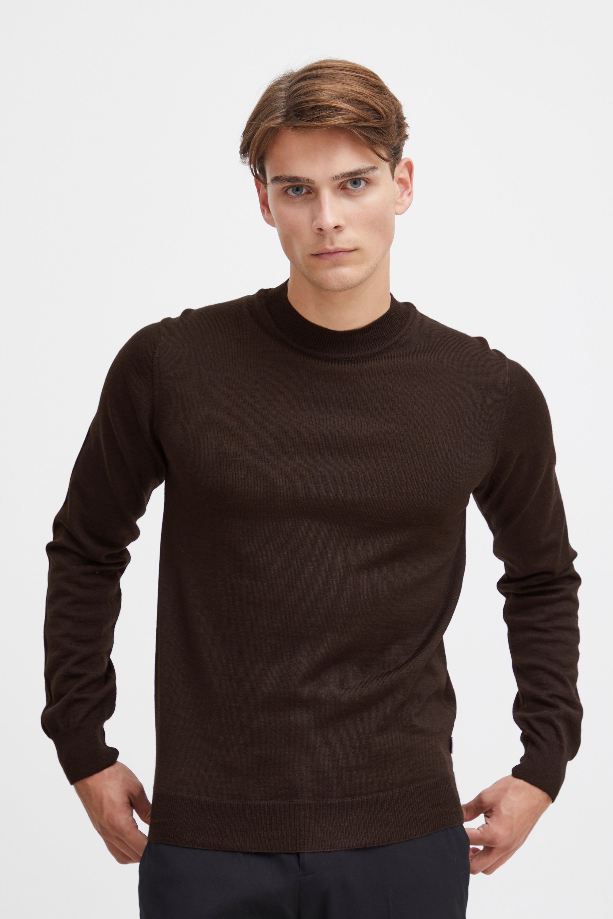 

Пуловер CASUAL FRIDAY Strick CFKarl merino mix crew neck 20504888, коричневый