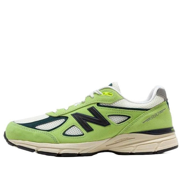 

Кроссовки 990v4 made in usa 'hi-lite deep ocean' New Balance, мультиколор