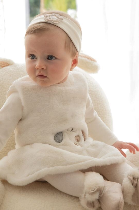 

Детское платье Mayoral Newborn, бежевый