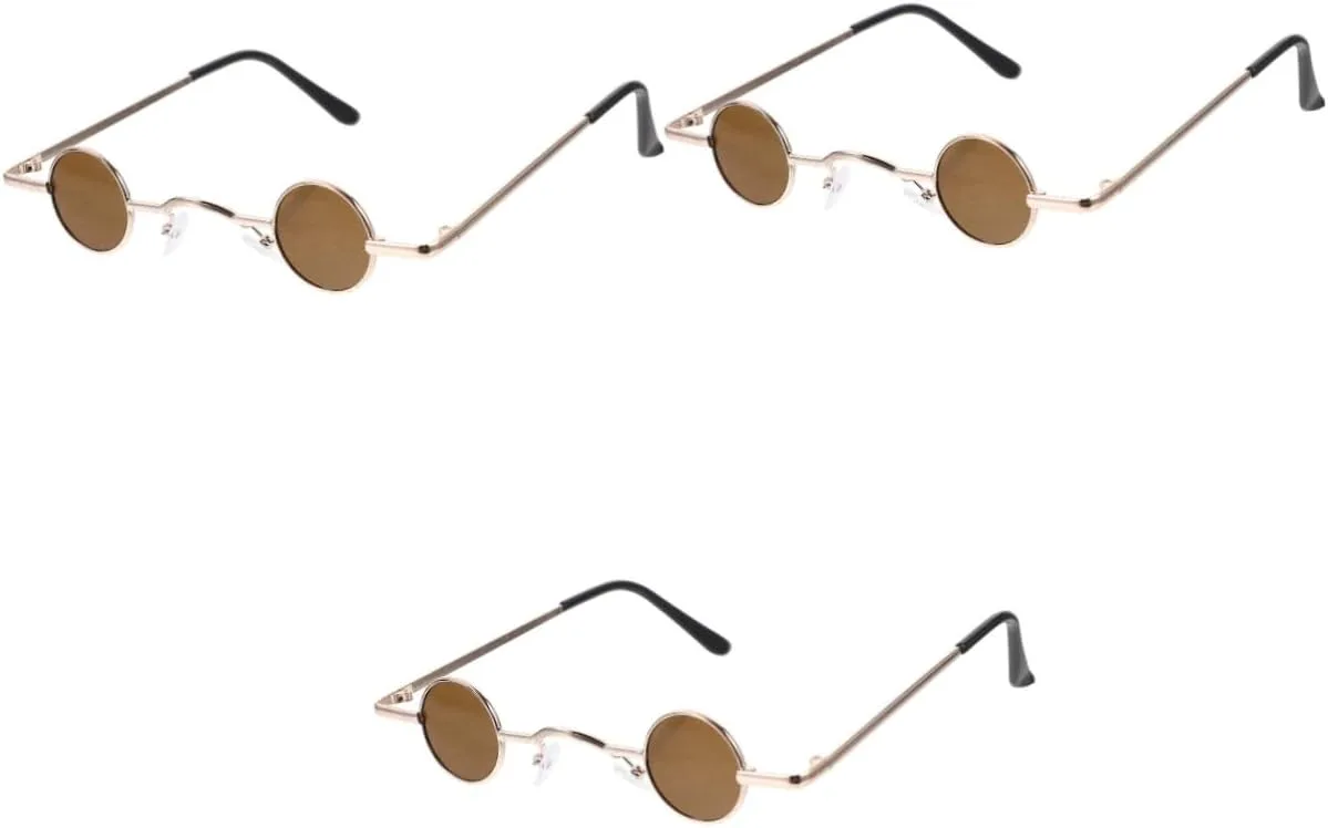 

VALICLUD Винтажные солнцезащитные очки для женщин, ретро-очки в стиле хиппи, очки для активного отдыха, очки для вечеринок, очки для пляжных вечеринок, Multix3pcs