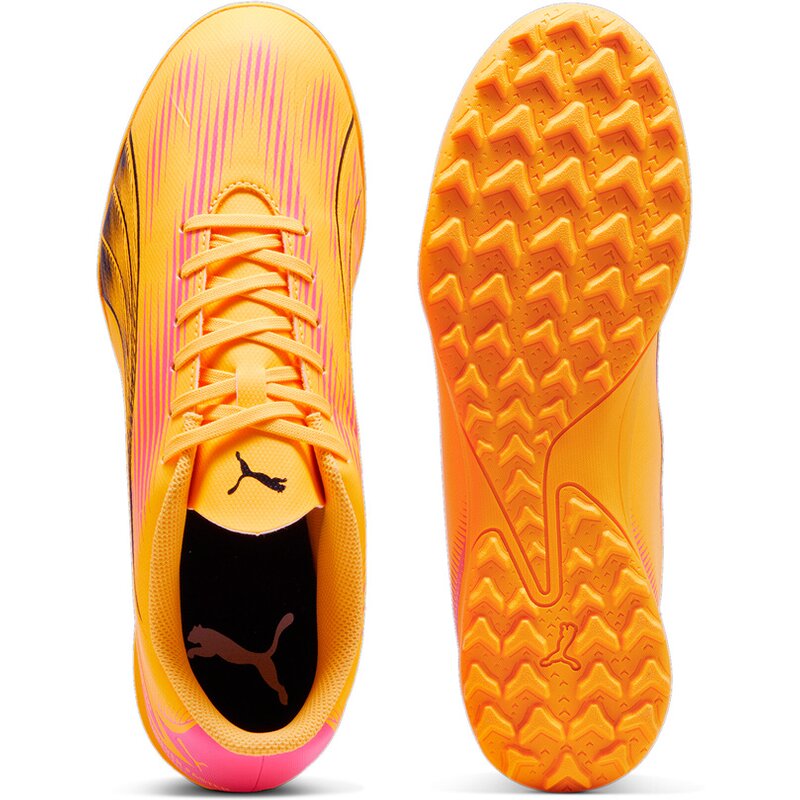 Футбольные бутсы Ultra Play TT для игры на хард-корте Puma, цвет sun stream-puma black-sunset g — фото 2