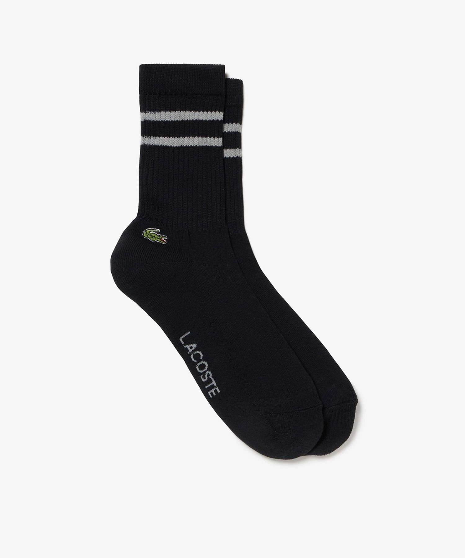 Носки с ворсом LACOSTE, Black