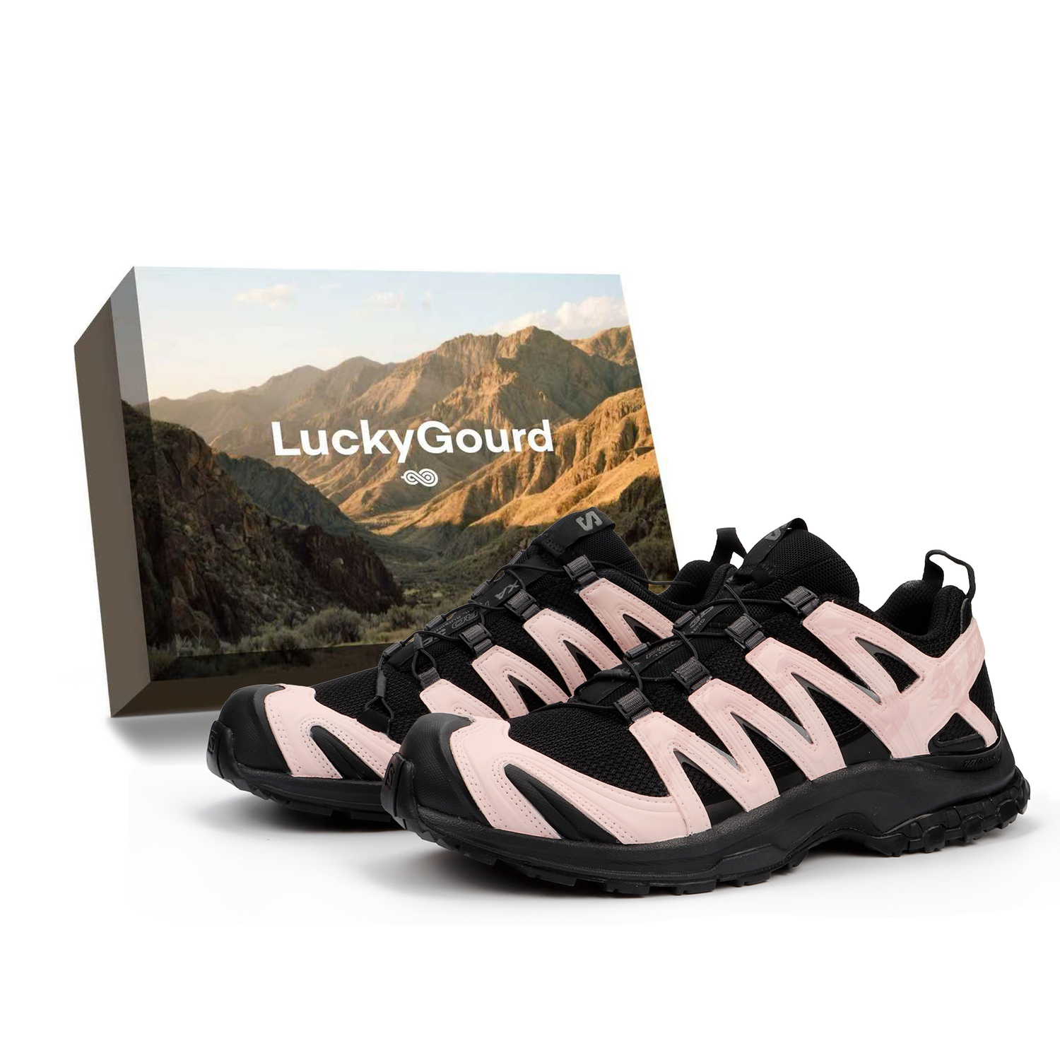 

SALOMON Кроссовки для трейлраннинга XA PRO 3D LA YAUTE унисекс черный розовый