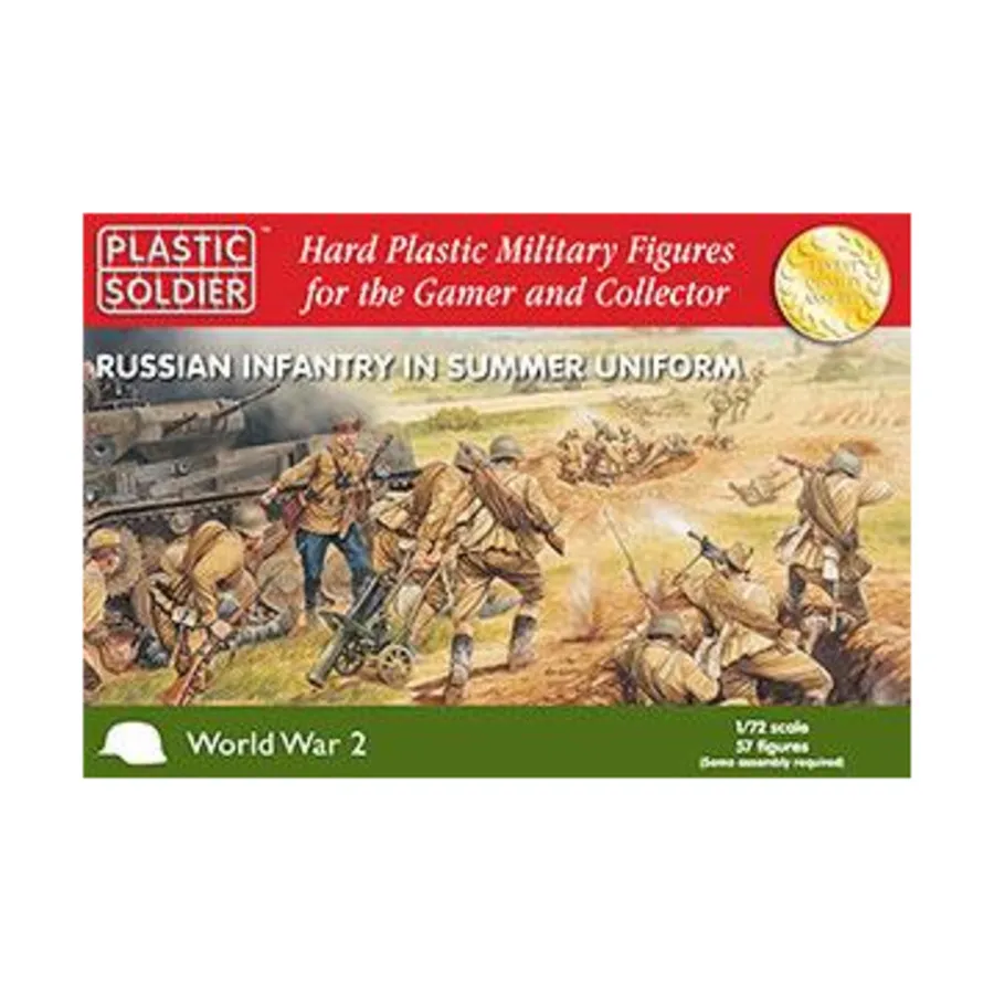 

Пехота в летней форме, WWII Miniatures - Russia (1:72)