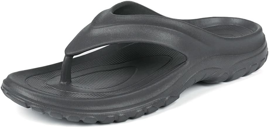 

Мужские шлепанцы легкие, плоские, слайд-сандалии, тапочки для душа, дома, мягкие шлепанцы для дома, сада, ванной, у бассейна, сандалии для комфортной ходьбы (Цвет: серый-1, Размер: EUR39) Hsqma