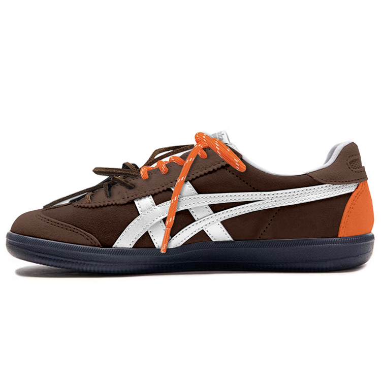 

Кроссовки Onitsuka Tiger Tokuten Skateboarding Shoes Unisex Low-top Orange/white/brown, коричневый