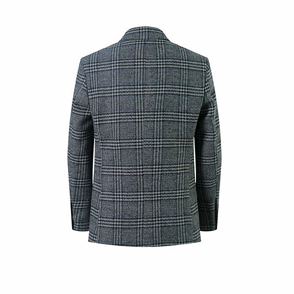 Блейзер для мальчиков slim fit windowpane Elie Balleh, Black — фото 2