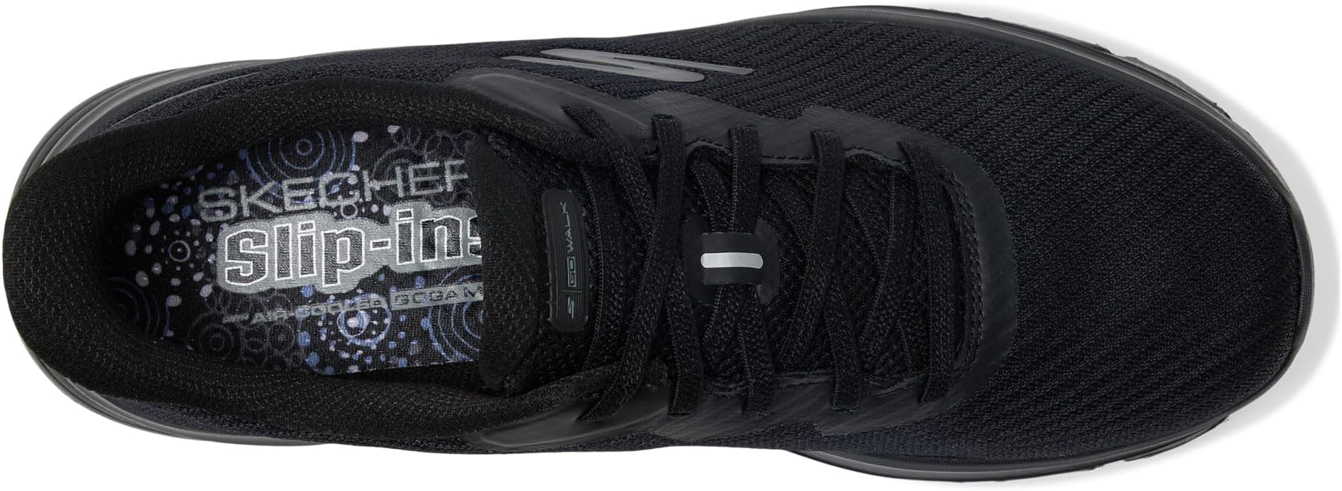 Кроссовки SKECHERS Performance Go Walk 8 Nadia Hands Free Slip-Ins, Black/Black — фото 2