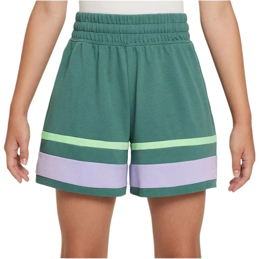 Nike Шорты детские Bicoastal/Hydrangea/Steam Green — фото 3
