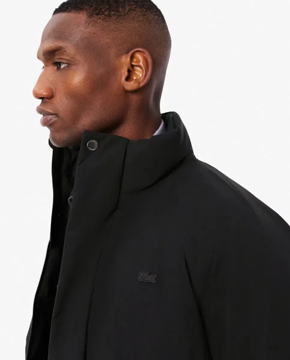 Мужская стеганая водоотталкивающая куртка Lacoste, черный — фото 3