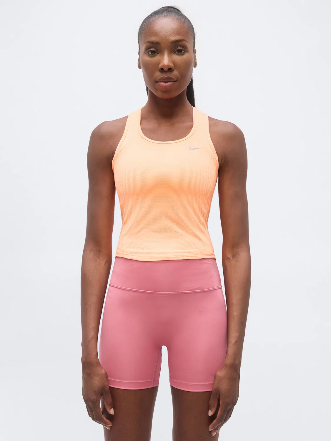Спортивный топ 'TEMPO' Nike, Mandarine — фото 2