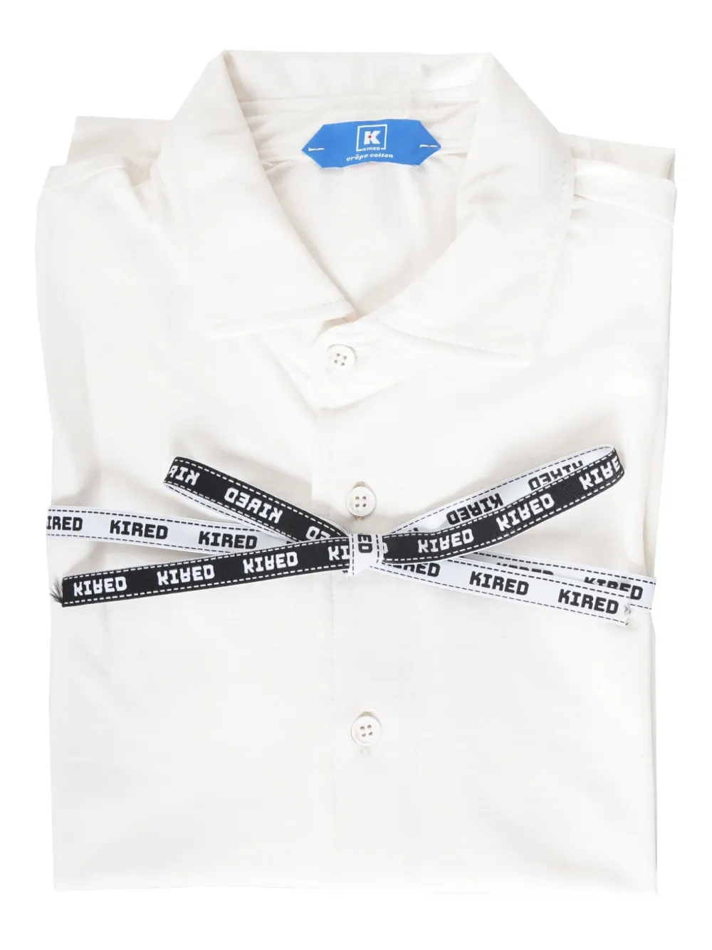 

Комплект из трех рубашек на пуговицах Kiton, белый