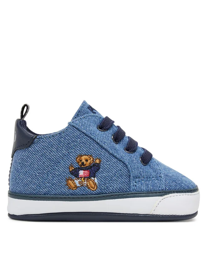 Polo Ralph Lauren Детские туфли Quilton Bear Gore RL03477430 темно-синего цвета