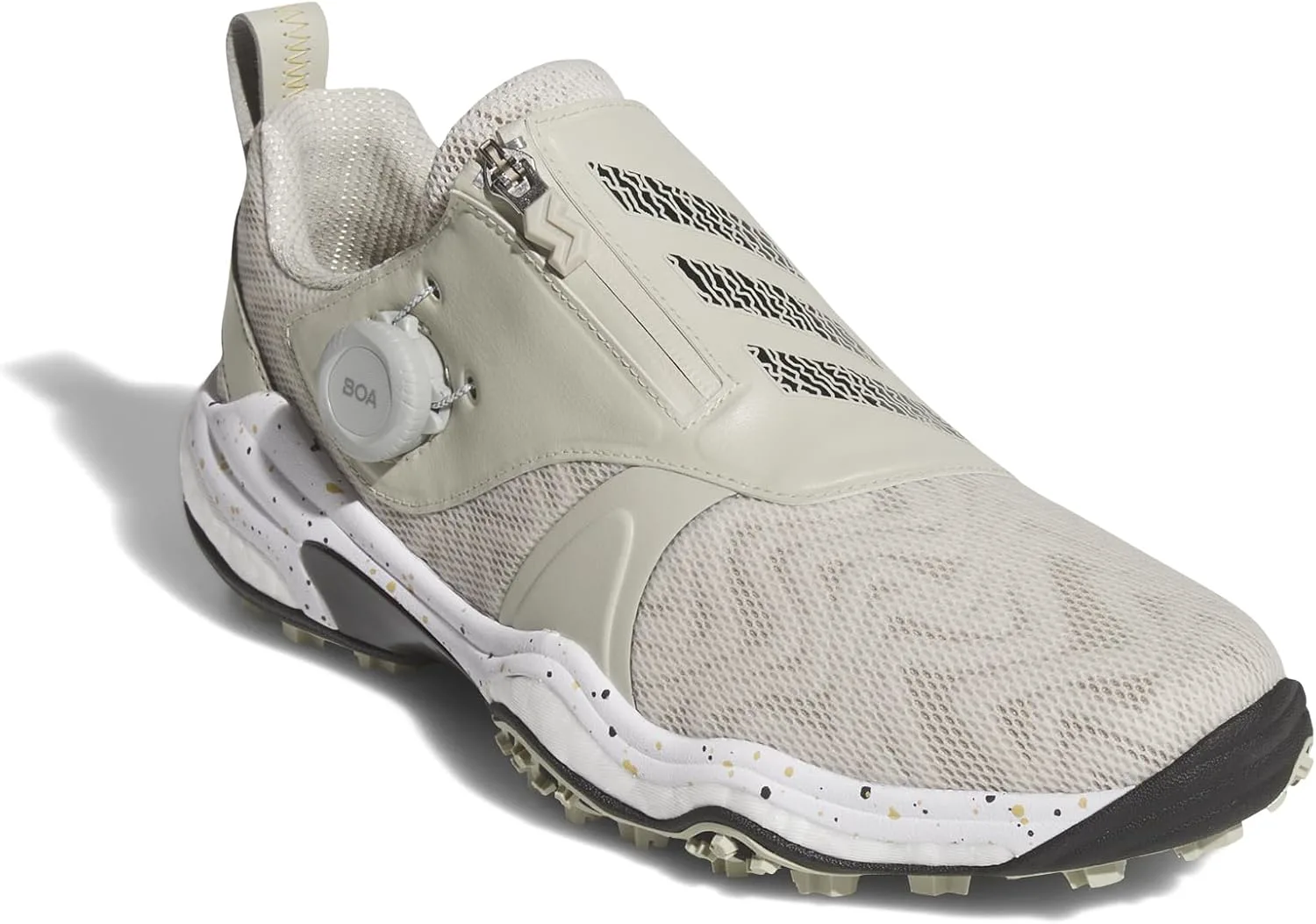 Мужские гольф-туфли Adidas CodeChaos BOA 25 без шипов, черный/серый — фото 2