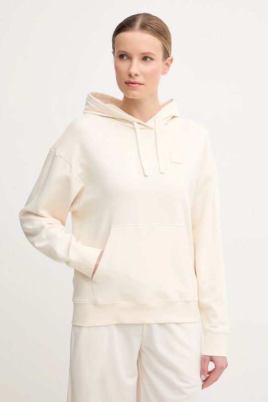 

Хлопковая толстовка Puma, бежевый